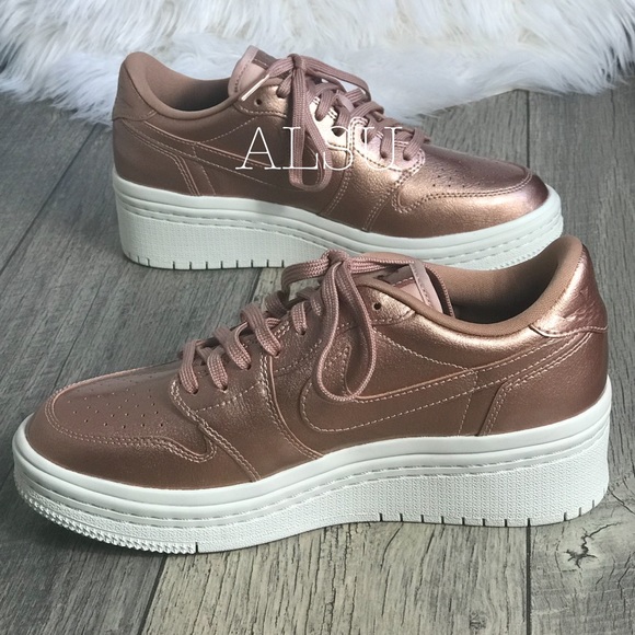 Nike Air Jordan 1 RE Low Lift MTLS Red Bronze W - Picture 7 of 8